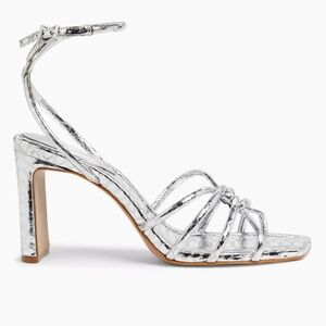Schutz Rachel 83MM Metallic Leather Sandals